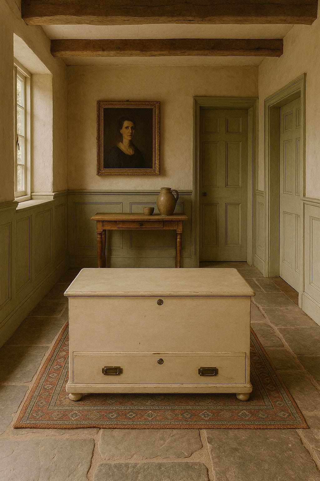 large-painte-pine-trunk