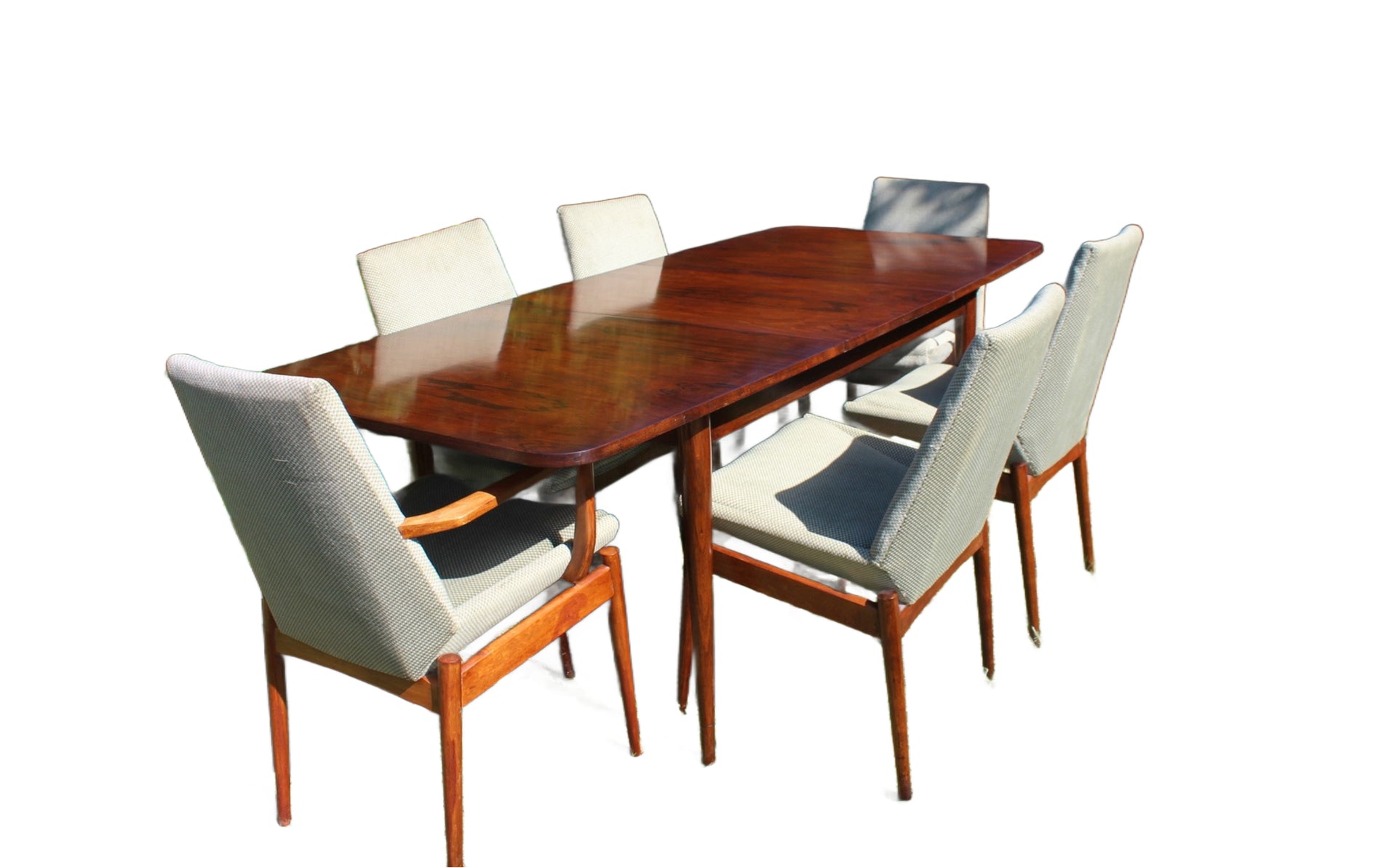 Rosewood Dining Table and Chairs by Robert Heritage