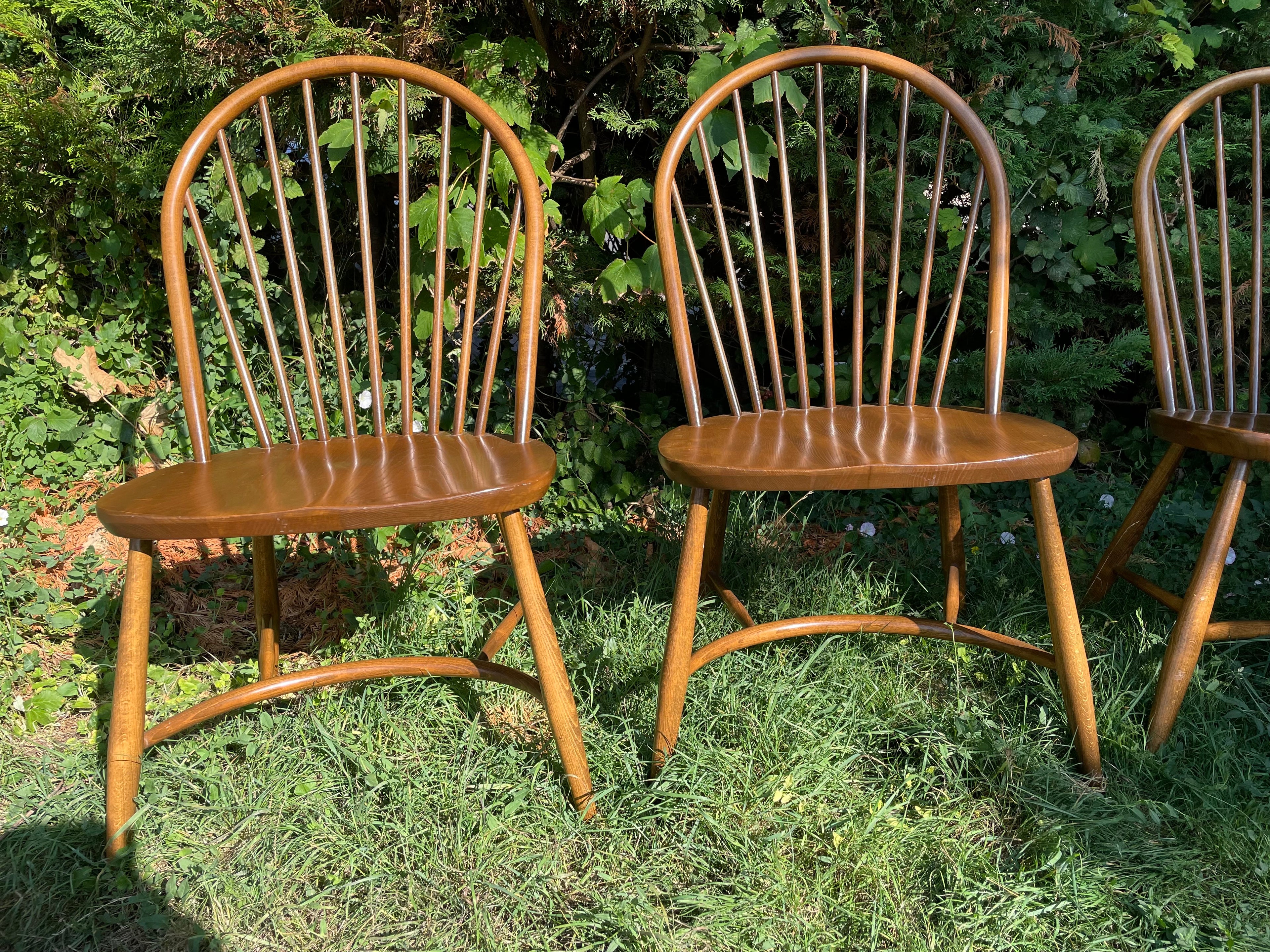 mid century ercol Crynoline Stretcher Chairs