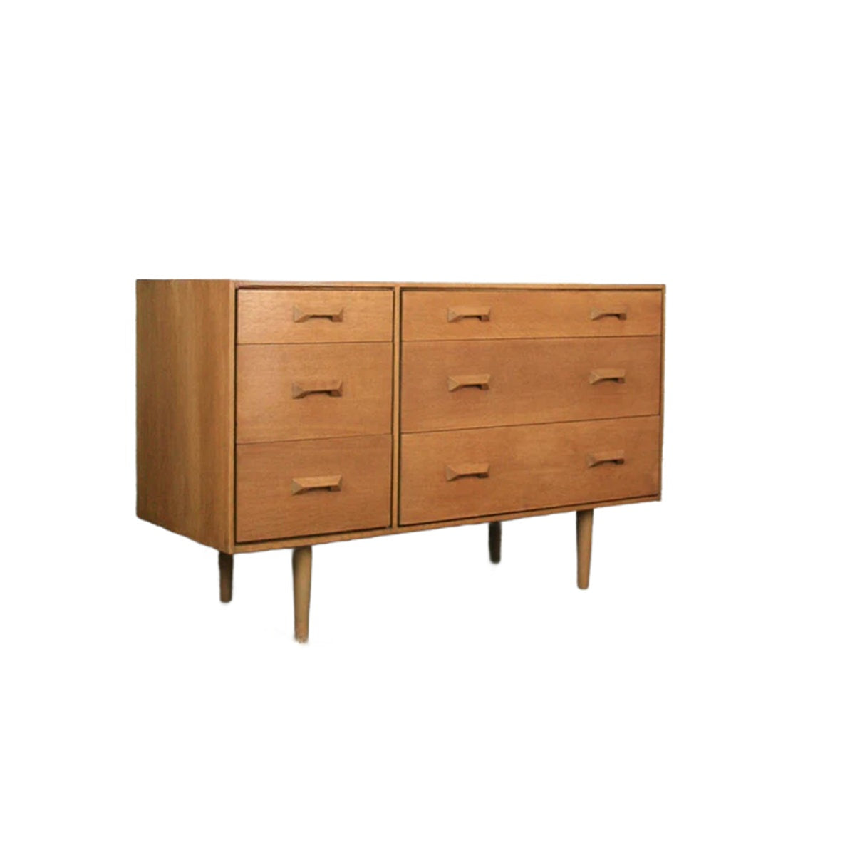 vintage_1960s_oak_stag_concord_chest_of_drawers vintage mid century sussex uk