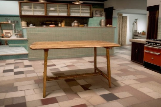 Ercol plank top dining table